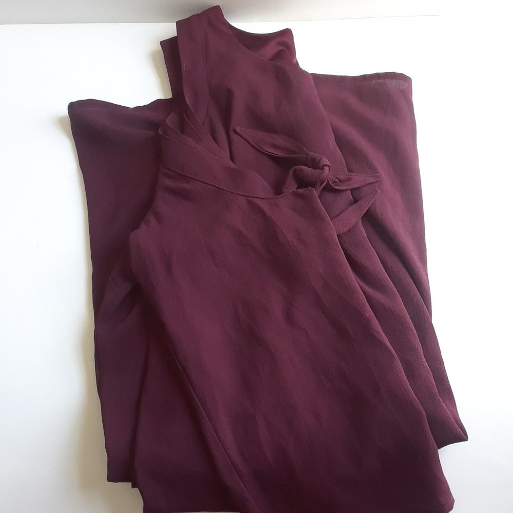 NWT Speechless burgundy cold shoulder dress